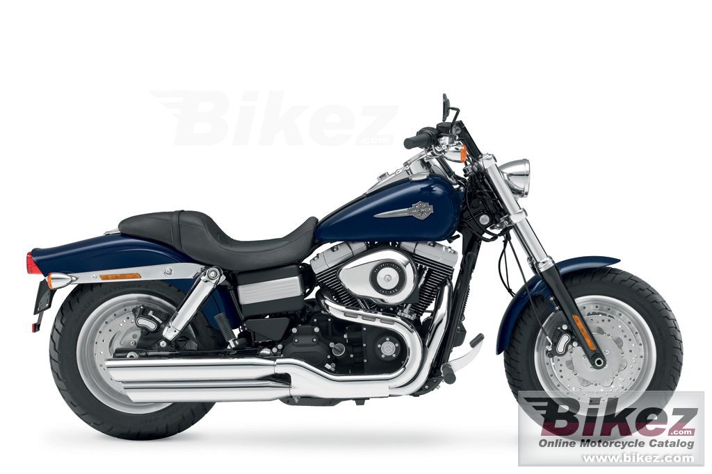 Big Harley-Davidson fxdf dyna fat bob picture and wallpaper from Bikez.com